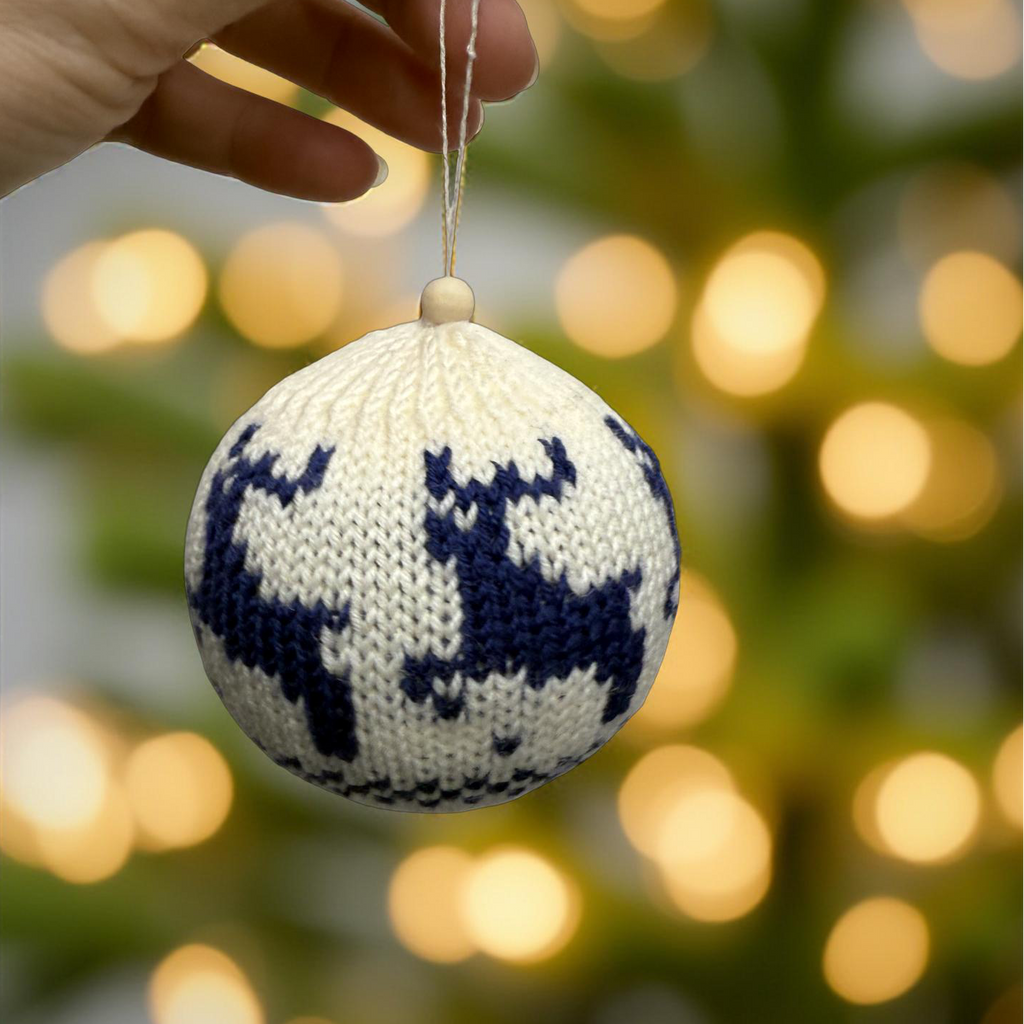 Mėlynas megztas Rudolphas