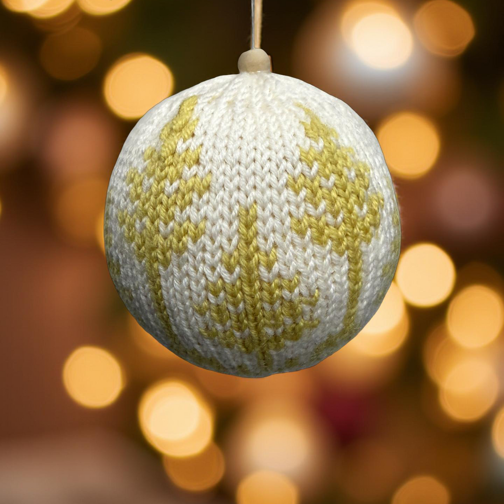 Yellow Knitted Tree