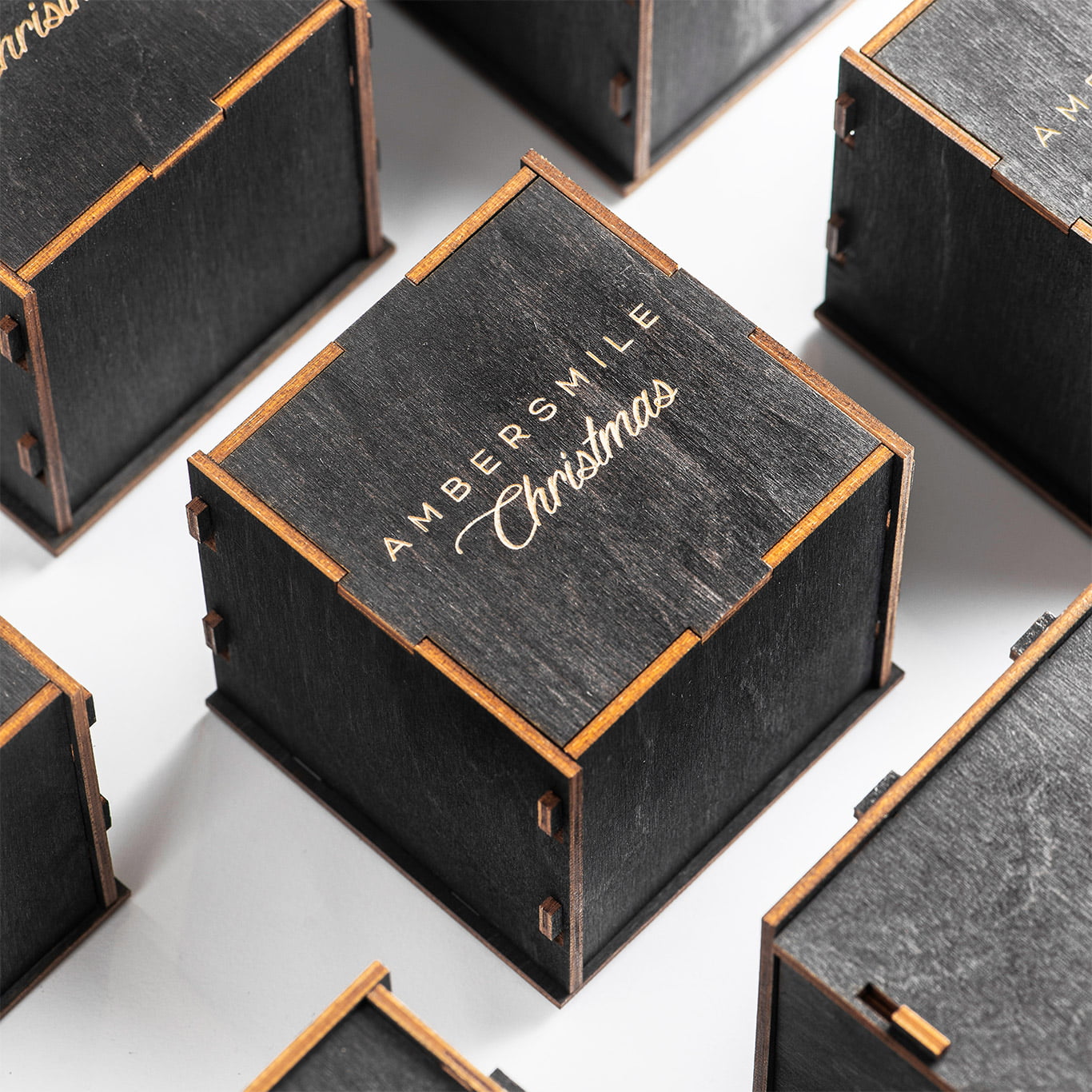 Black Secret Box Burgundy